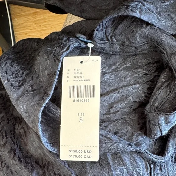 Maeve by Anthropologie Midnight Blue Jumpsuit NWT - Picture 6 of 6